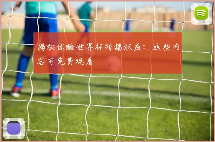 揭秘优酷世界杯转播权益：这些内容可免费观看