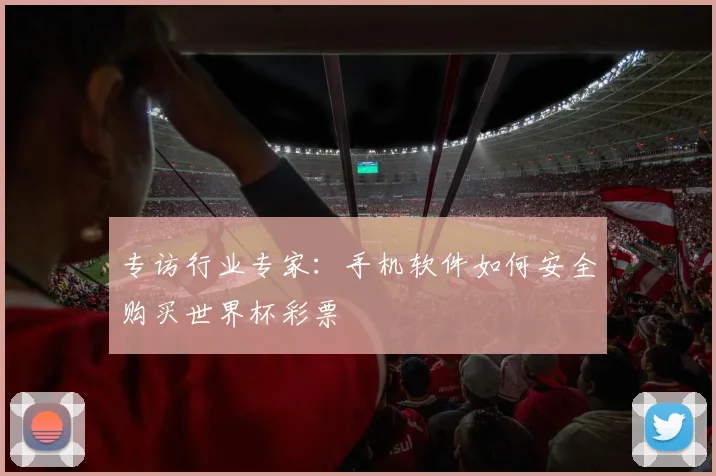 专访行业专家:手机软件如何安全购买世界杯彩票