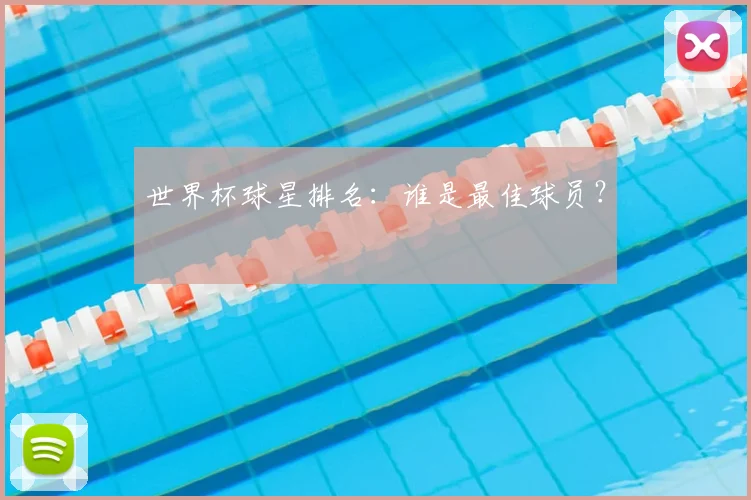 世界杯球星排名:谁是最佳球员?